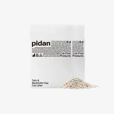 Produktbild von PIDAN Blended Tofu Katzenstreu 2 x 2.4 kg Tofu und Bentonit