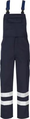 Produktbild von beb HANDWERK Herren Latzhose REFLEXSTREIFEN Polyestermix Marine 62