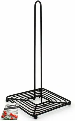 Produktbild von Küchenpapierrollenhalterung Confortime 66401 Schwarz 15 x 15 x 30,5 cm (12 Stück)