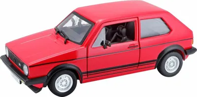 Obrázok produktu pre Bburago 18-21089 - Model auta - VW Golf 1 GTI 1979 (červený, mierka 1:24)