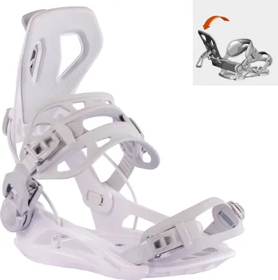 Produktbild von Airtracks Snowboard Bindung FASTEC MASTER PRO - M - weiß