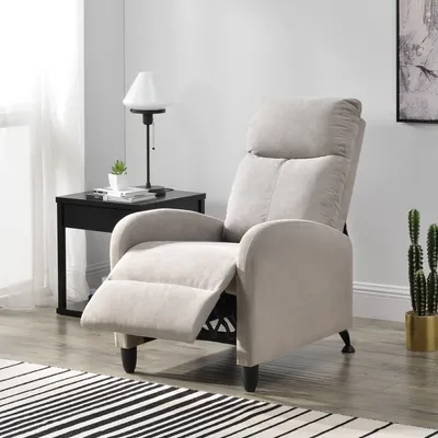 Zdjęcie produktu dla Fotel tapicerowany Bregenz fotel rozkładany leżanka 102x60x92 cm fotel rozkładany fotel TV fotel z regulowanym oparciem fotel TV wykonany z tkaniny brązowy [en.casa]