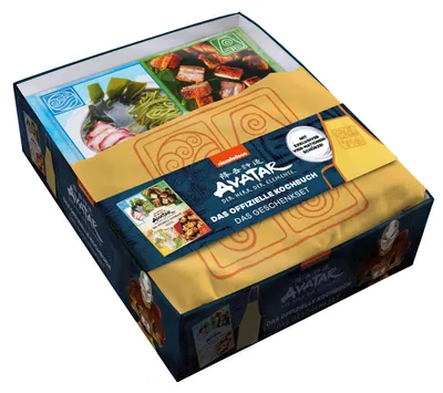 Produktbild von Avatar - Der Herr der Elemente Kochbuch: Offizielle Rezepte der Vier Nationen - Das Geschenkset
