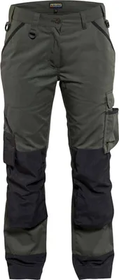 A pair of work pants on a white background.