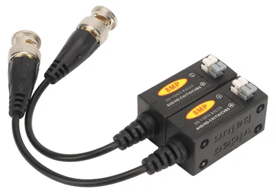 Obrázek produktu pro Video Balun High Definition CVBS AHD CVI TVI Einkanal BNC vysílač 8MP kroucená dvojlinka