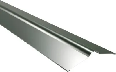 Produktbild von PRECIT Firstblech flach für Trapezblech nadelgrün RAL 6020 2000 mm x 140 mm x 140 mm x 0,5 mm