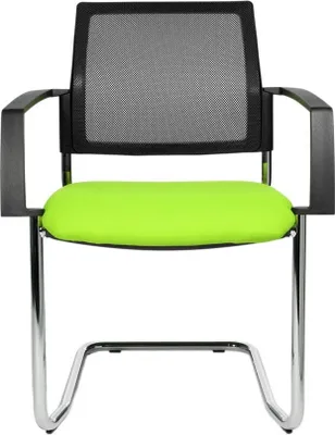 Produktbild von 2 Topstar Besucherstühle BtoB 20 BB490A G050 grün, schwarz Stoff