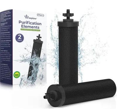 Zdjęcie produktu dla Filtry do wody Weeplow O'Pure 2 szt kompatybilne z Berkey Berkefeld Doulton