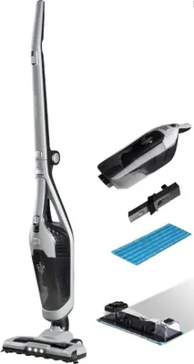 Obrázek produktu pro Concept VP4201 Stojanový vysavač Stojanový vysavač a elektrický smeták 2 v 1 Smeták na střídavé a mokré vysávání Bezsáčkový vysavač 0,6 l 90 W Černá, stříbrná