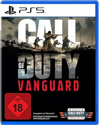 The cover art for the video game Call of Duty: Vanguard for PlayStation 5.
