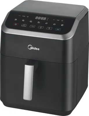 Zdjęcie produktu dla Midea MAD70000ADK, Frytkownica na gorące powietrze, 7 l, 200 °C, 60 min, Pojedyńczy, Czarny