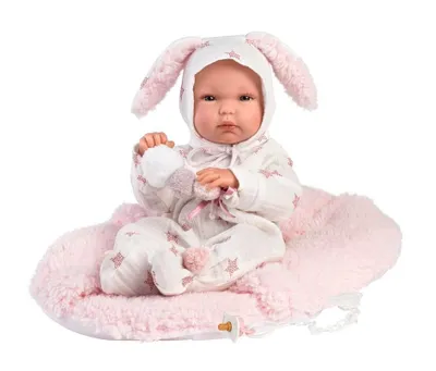 Image de Bimba poupée en vinyle de 35 cm avec porte-bébé