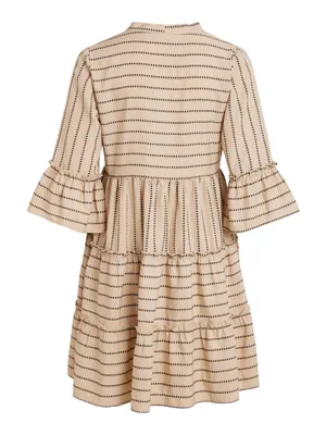 Produktbild von Vila Damen VIETNA 34 Kleid Lässige Frauenkleider Humus Schwarz
