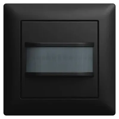 Produktbild von Busch-Jaeger Bewegungsmelder-Komplettset, 64762UJ-915, 180°, Komfort-Sensor Selectlinse, schwarz matt, 1 Stk.