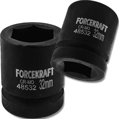 Zdjęcie produktu dla FORCEKRAFT Nasadka udarowa 1" 32 mm 6-kątna