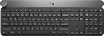 Produktbild von Logitech 920-008500, Volle Größe (100%), Kabellos, RF Wireless + Bluetooth, QWERTY, Schwarz, Grau