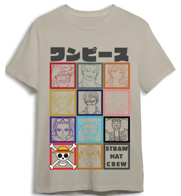 Productafbeelding van One Piece Strohoed Crew T-shirt voor volwassenen