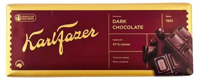 Produktbild von Karl Fazer Dark 47% Kakao 250g