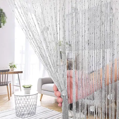 Image de Solidchoice - Rideau anti-insectes en fil métallique, pour porte, 100 x 200 cm
