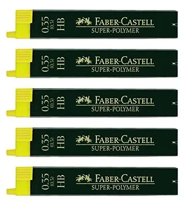 Zdjęcie produktu dla Wkłady do ołówka automatycznego faber castell super polymer 0 35 0 5 0 7 mm