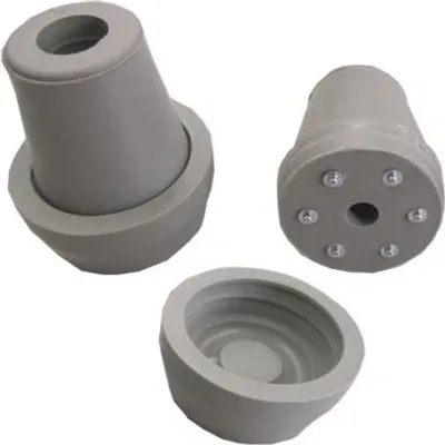Produktbild von Krückenkapsel mit Spikes, grau>>>>16 mm