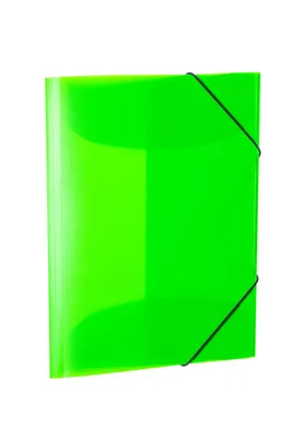Produktbild von Herma Sammelmappe Eckspanner PP A4 Neon grün