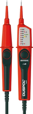 Produktbild von Benning Spannungsprüfer 12-1000 V AC / DC 2pol.Last zuschaltb.DrehfeldprüfungDUSPOL expert - 50262