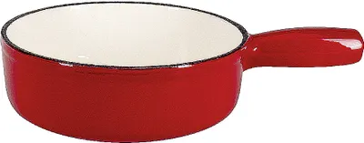 Produktbild von Nouvel 155.07 Fonduetopf Gusseisen, emailliert, ø 22 cm, rot/weiß