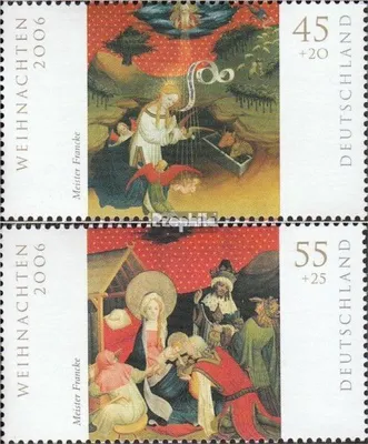 Produktbild von Briefmarken BRD (BR.Deutschland) 2006 Mi 2569-2570 (kompl.Ausg.) postfrisch Weihnachten