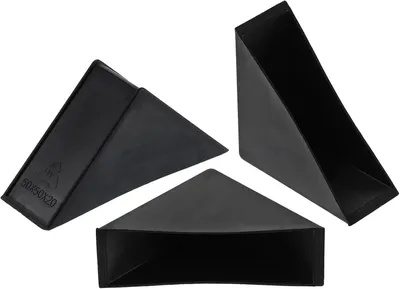 Obrázok produktu pre Rohové chrániče 20x70 mm, 20 kusov, plast, pre sklo, čierna