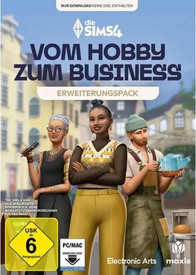 Produktbild von Sims 4 PC Addon Business & Hobbies Code in a Box
