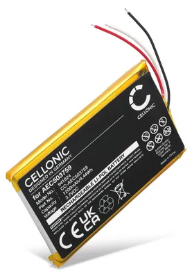 Image de CELLONIC Batterie pour Casque micro Compatible avec SteelSeries Arctis 7, Arctis 3, Arctis 1, AEC503759 - (1200mAh, 3.7V)