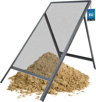 Produktbild von KOTARBAU® Durchwurfsieb 60 x 120 cm Durchwurfgitter aus Stahldraht 4 x 4 mm Stahlsieb Gartensieb Kompost Gitter Bausieb Sieb Erdsieb