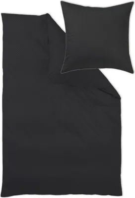 Zdjęcie produktu dla Curt Bauer maco brokatowa adamaszkowa pościel 2-częściowa poszwa ok. 155/220 + poszewka na poduszkę 80/80 cm 9008-3826 heban Arezzo