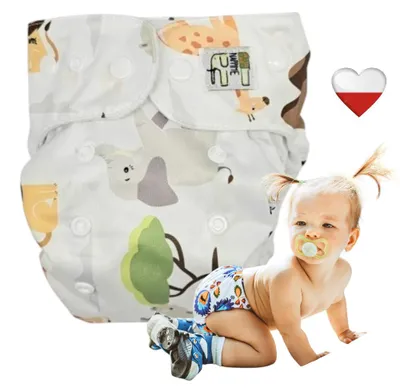Produktbild von NappiMe wiederverwendbare Windeltasche Coolmax (Polyesterfasern) SAFARI