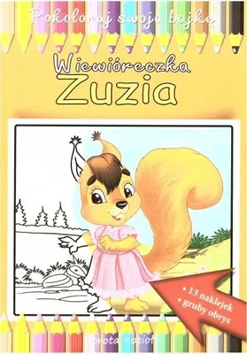 Zdjęcie produktu dla Wiewióreczka Zuzia - kolorowanka