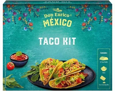 Produktbild von Don Enrico Taco Kit 320 G Faltschachtel  Bringt dir den Geschmack Mexicos nach Hause