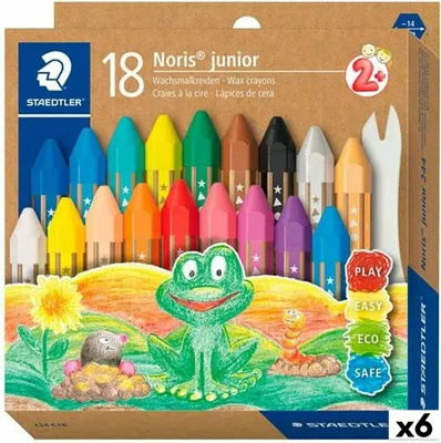 Produktbild von Wachstifte bunt Staedtler Noris (6 Stück)