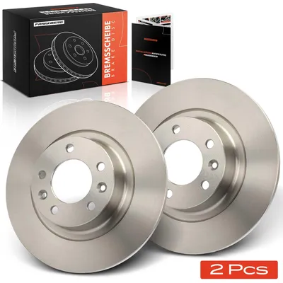 Image de Frankberg 2x disques de frein essieu arrière pour Peugeot 407 Coupe 6C 2.0L 2.2L 2.7L 3.0L 2005-2010