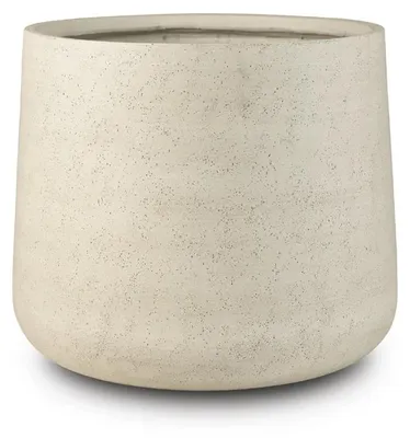 Produktbild von aplanta Pflanztopf Kiesel beige | 34X29, für drinnen, Pflanzkübel, wie echt, Allergiker geeignet, pflanzliche Dekoration Praxis, Office & Wohnzimmer