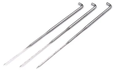 Produktbild von Filznadel Sortiment 3-teilig, Stärke 0,5-0,7mm, Länge 78mm Felting Filzen Trockenfilzen