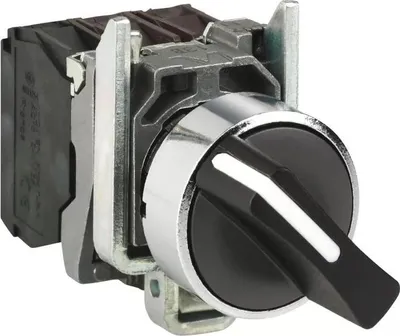 Obrázek produktu pro 2-polohový přepínač, 2NO, černý - Spínač rukojeti 1NO / 0NC XB4BD41