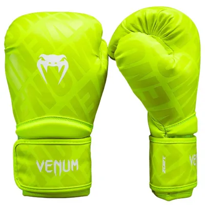 Productafbeelding van Venum Contender 1.5 XT 3D bokshandschoenen - Neongeel - 16 ounce