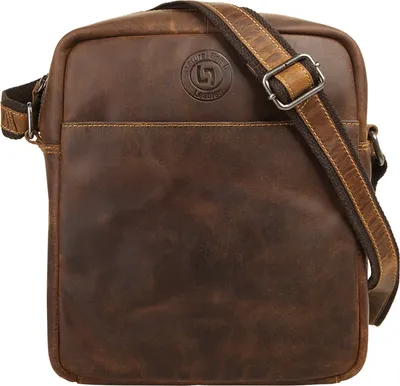 Produktbild von Landleder Umhängetasche Herren, Damen 020574 braun