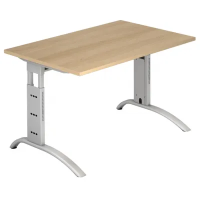 Produktbild von FARO 12 S - 120 x 80 Eiche/Silber höhenverstellbar