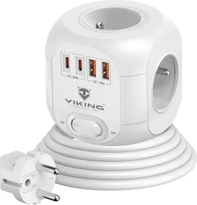 Obrázok produktu pre Sieťový adaptér Viking AC CUBE PD30