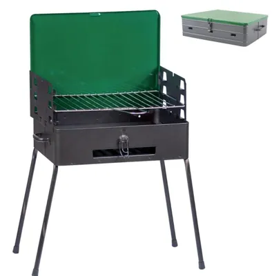 Zdjęcie produktu dla Omgoods - Składany grill węglowy z torbą - Przenośny grill