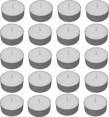 Produktbild von 20 Maxi Teelichter 10 Stunden Brenndauer Durchmesser 58 mm