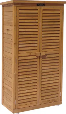 Image de Armoire de jardin "Space" - 87 x 46.5 x 160 cm - Marron