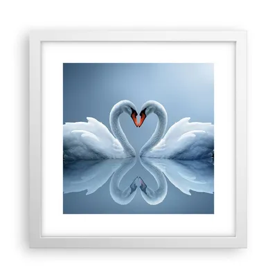 Produktbild von Gerahmtes Poster - Weißer Rahmen - Ladung Dampf Wasser - 30x30 cm - Wand Bild - Wanddeko - Wandbilder - Kunstposter - Wandposter - Bilderrahmen - Bilder - Kunstdruck - Wandbild - P2WAC30x30-3541